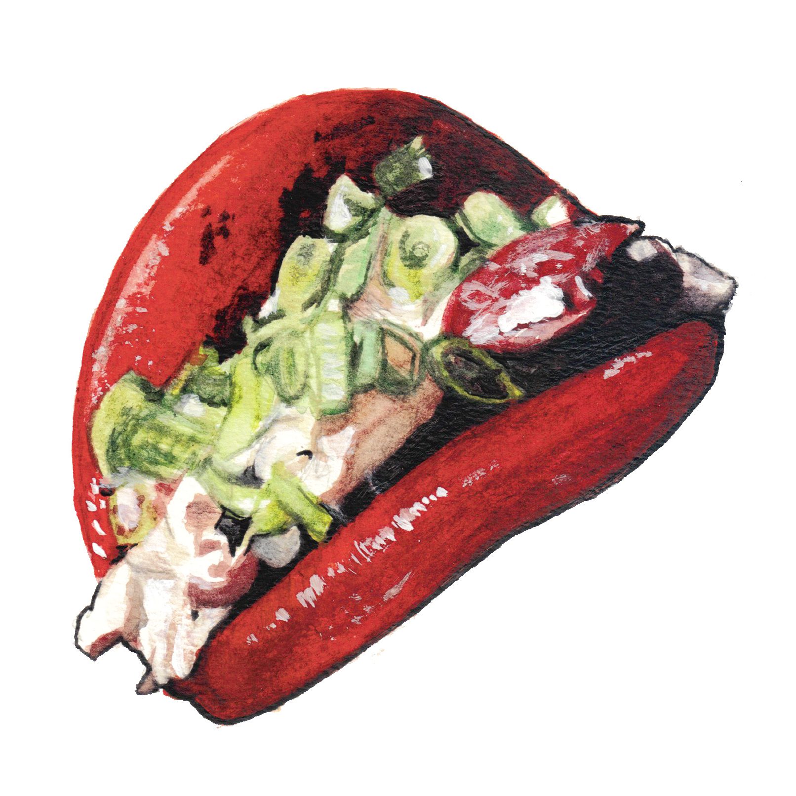 Lobster Roll Bao Painting