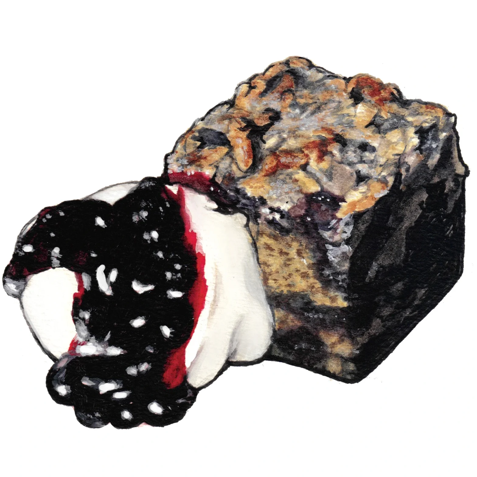 Blueberry Cake Painting