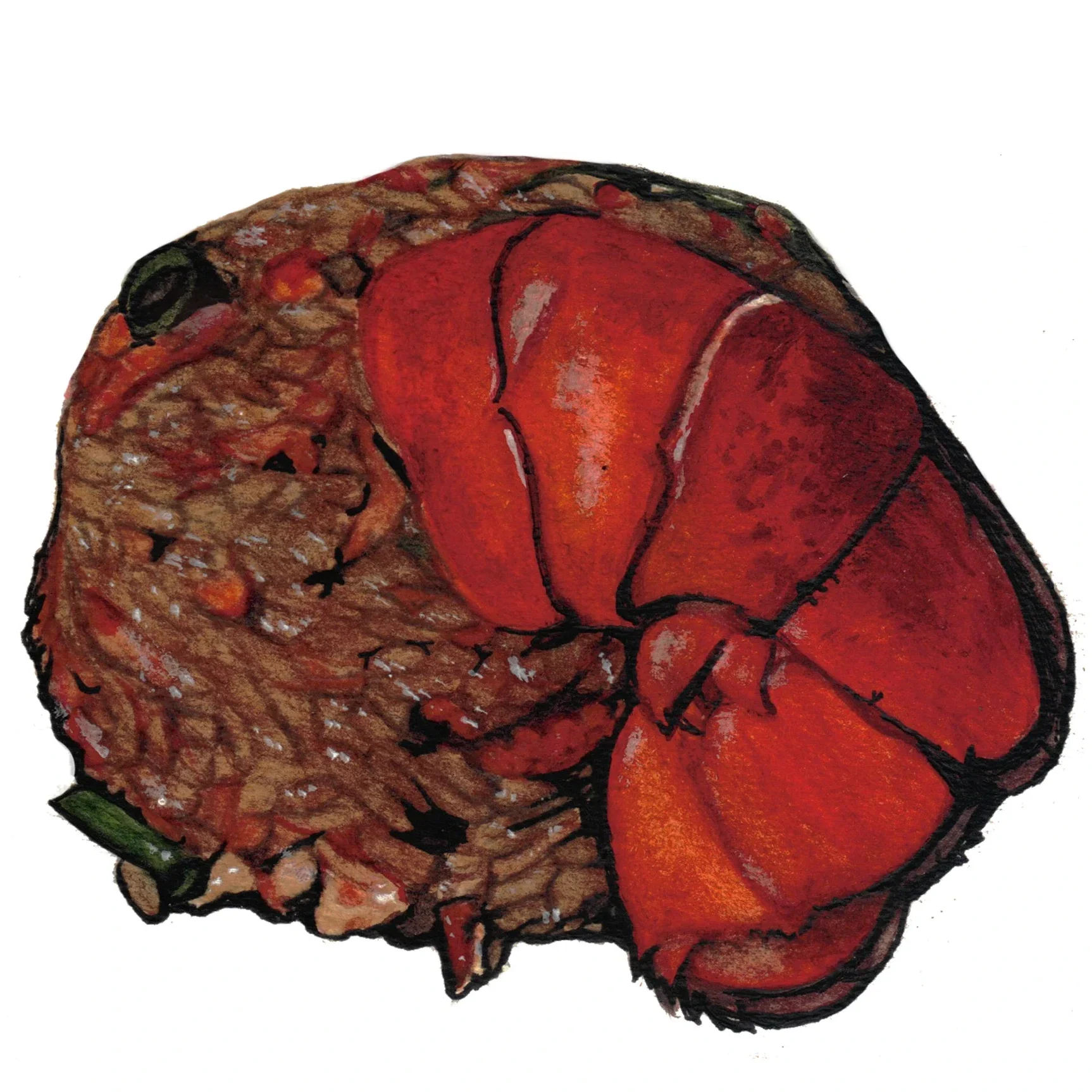 Lobster Fried Rice Painting
