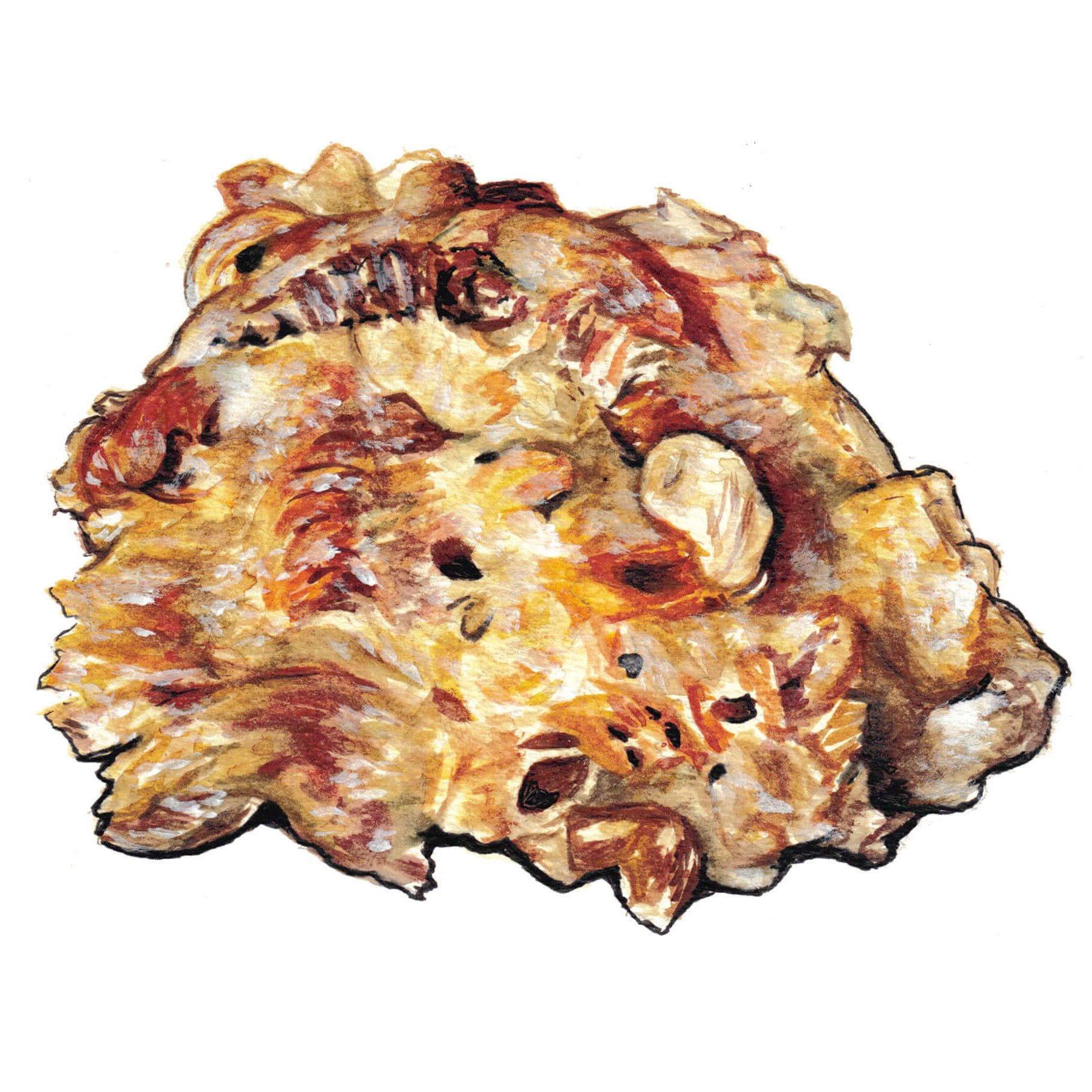 Brown Butter Mac and Cheese Painting