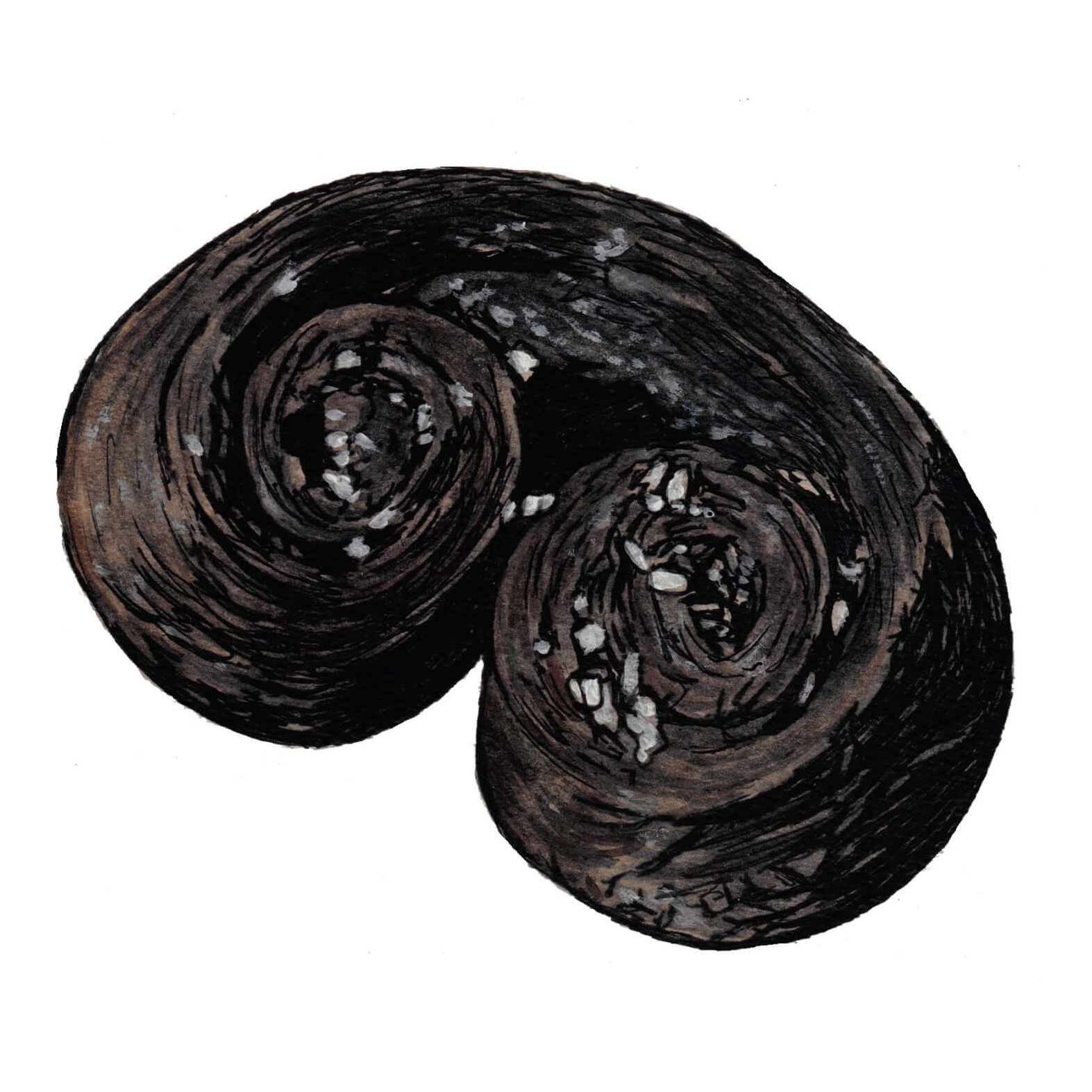 Chocolate Palmier Painting