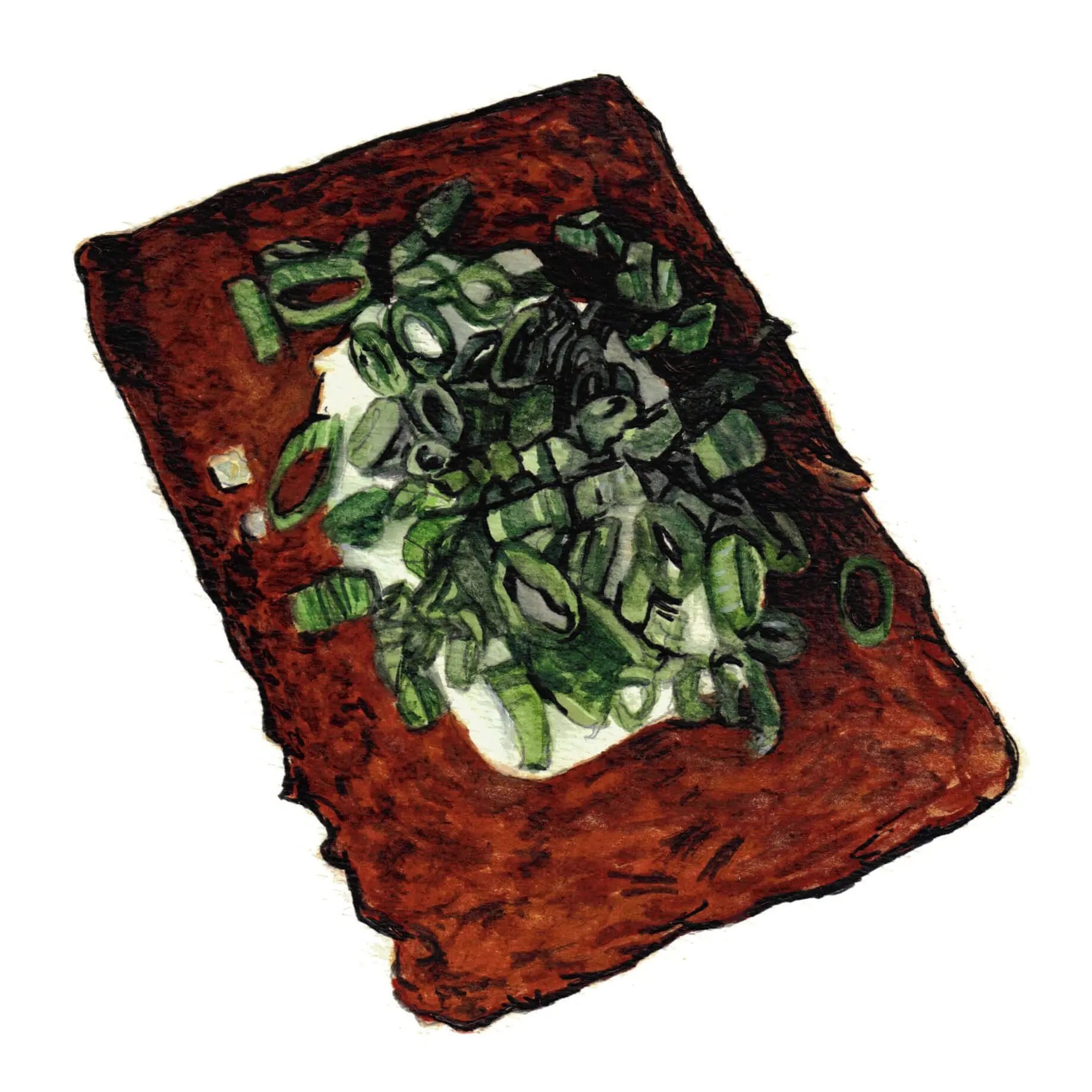 Hash brown Latkes Painting